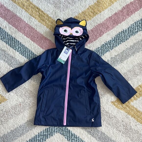 JOULES | Blue | CHARACTER RUBBER COAT - Picture 4 of 4